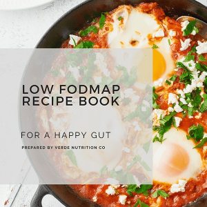 A low FODMAP recipe book designed to promote gut health, featuring delicious recipes for a happy digestive system.